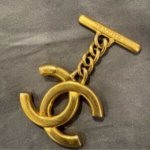 CHANEL Gold Plated Vintage Handbag Charm! Authentic! Can use in necklace too!